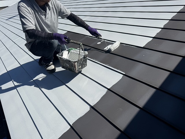 伊那市O邸下塗り（シャネツトップワン1回目）2