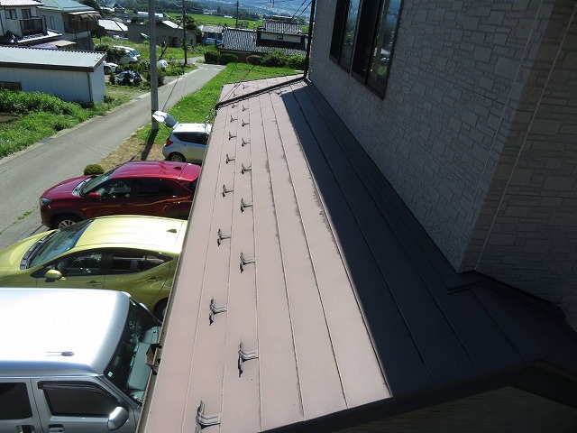 下屋根部分の確認