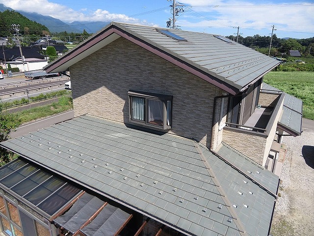 飯島町I邸屋根施工前1