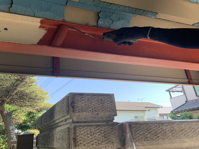 カーポートさび止め