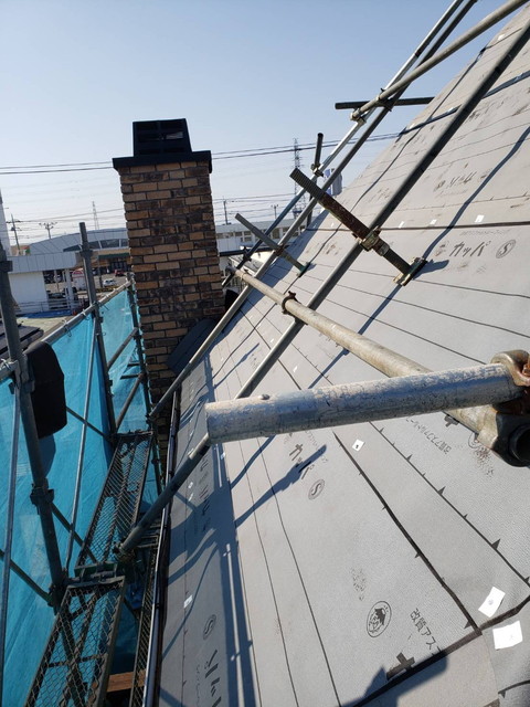 カバー工法　ルーフィング