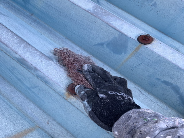 さび落としケレン作業