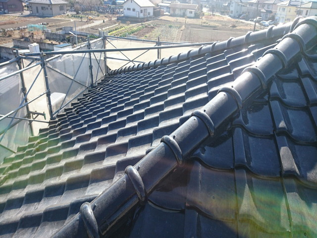 棟瓦　取り直し