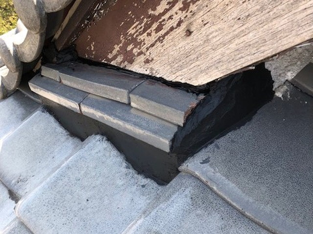 南蛮漆喰詰め直し