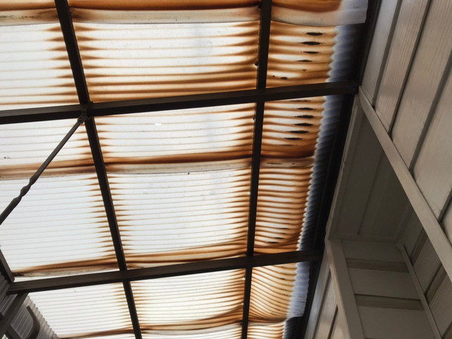 テラス屋根　施工前