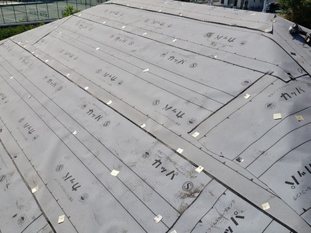 ルーフィング下葺き