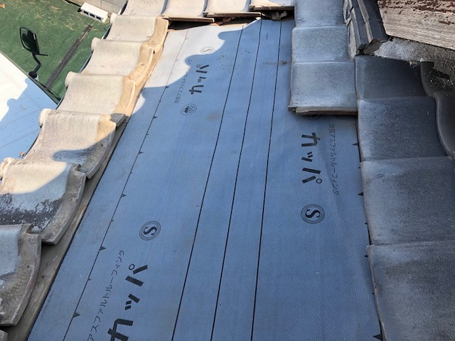 ルーフィング下葺き