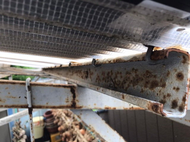 テラス屋根　施工前