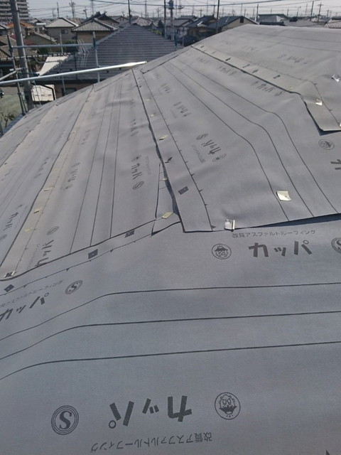 カバー工法　横暖ルーフ