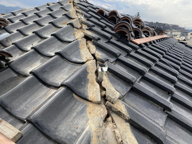 棟瓦　取り直し