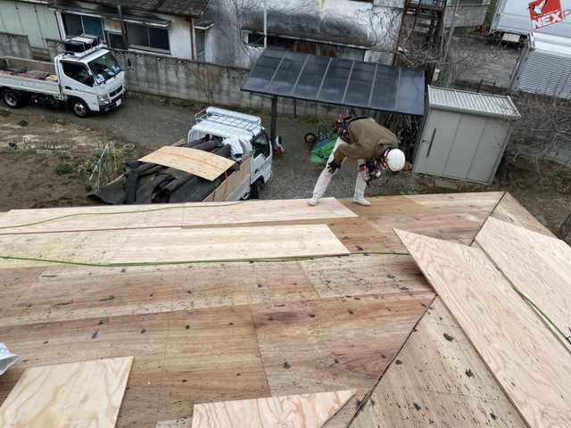 セキスイかわらU　屋根葺き替え