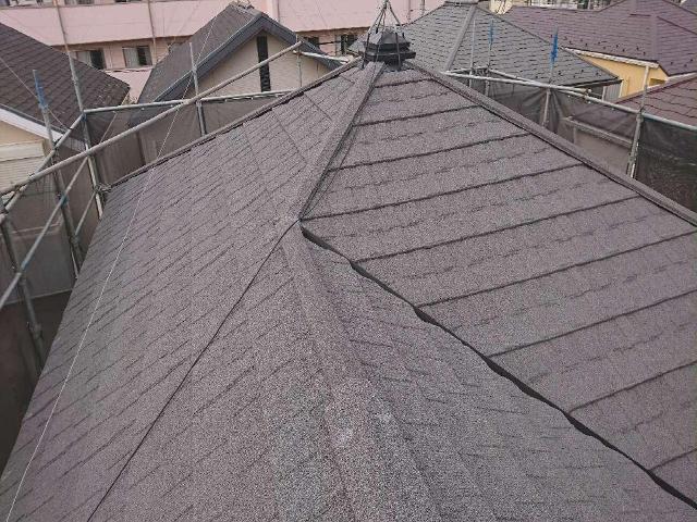 所沢市屋根カバーセネター　施工後