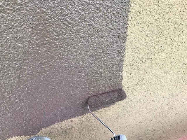 外壁　上塗り