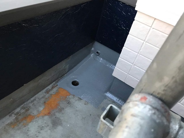 狭山市広瀬　屋根・外壁塗装　ベランダ防水工事４