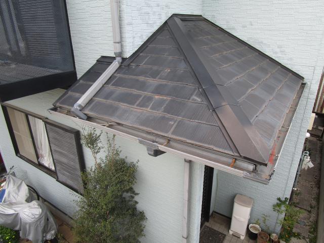 所沢市山口　セネターカバー下葺き　既存屋根