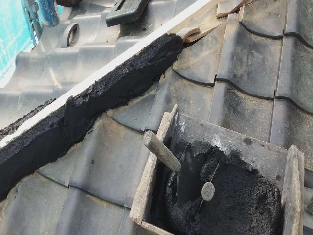 所沢市上新井　棟取り直し　ナンバン