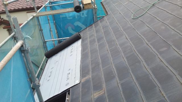 所沢市山口　セネターカバー下葺き　下葺き