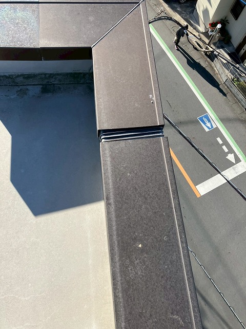 笠木からの雨漏りにご注意