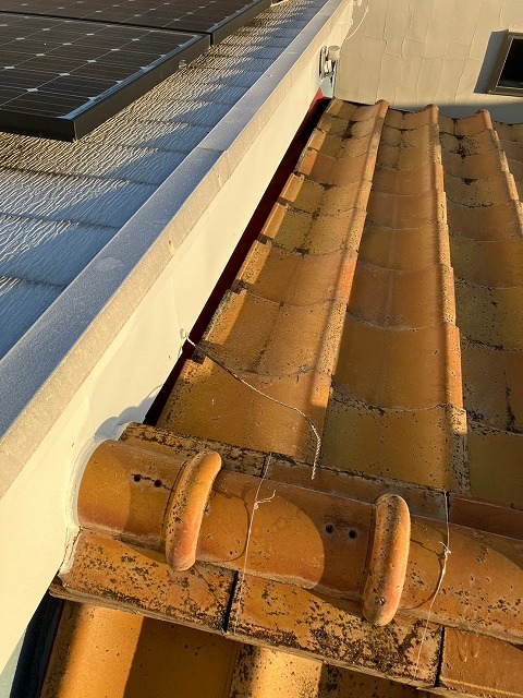 瓦屋根　老朽化