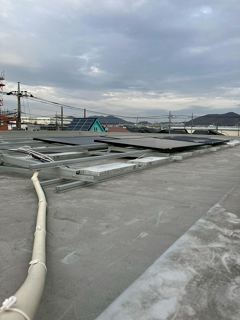 大きな問題は見当たらない太陽光パネル