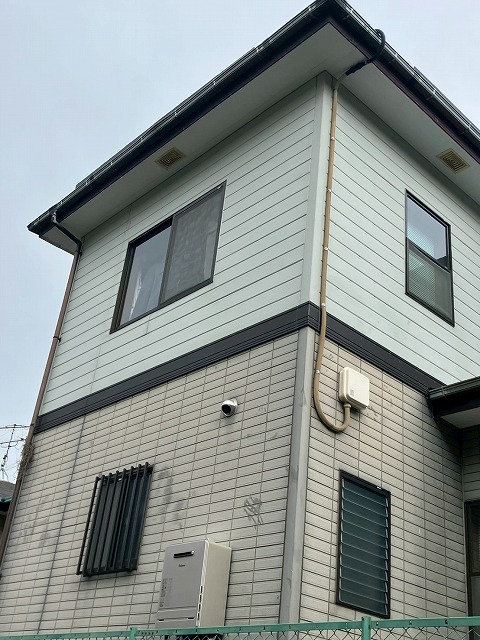 外壁補修にお伺いした住宅