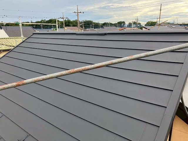 カバールーフ工法の仕上がり