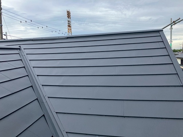 カバールーフ工法の仕上がり