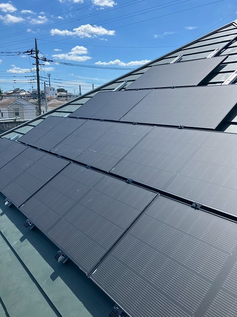 太陽光パネル設置後