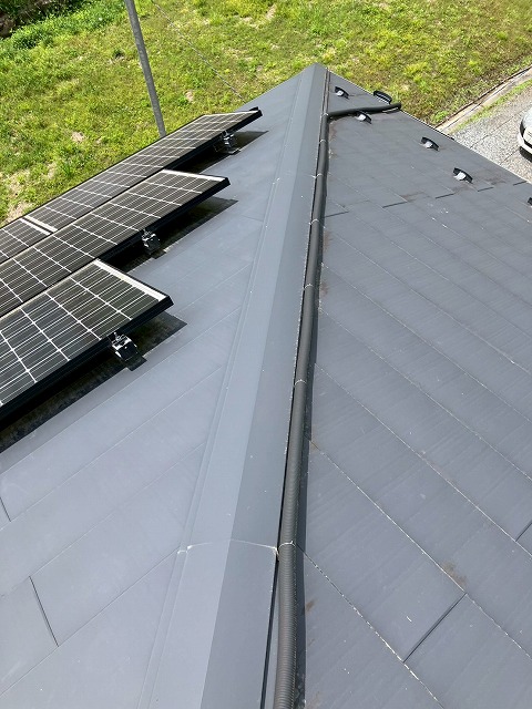 屋根の上の傾斜