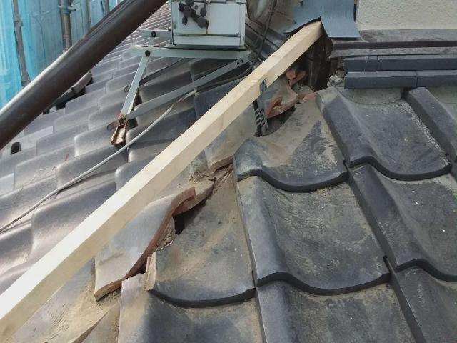 所沢市上新井　棟取り直し　垂木