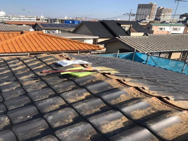 所沢市上新井　棟取り直し　撤去