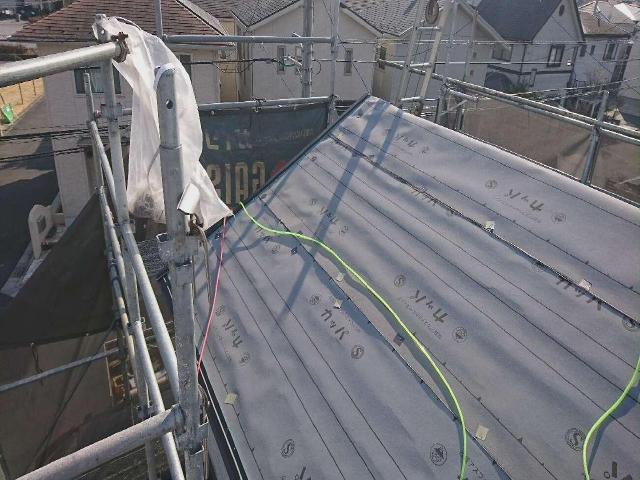 セネターカバー工法　下葺き