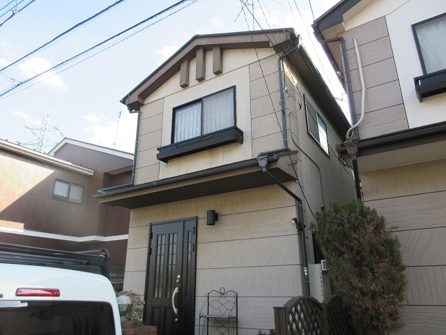 東京都　東村山市　屋根・外壁リフォーム　現地調査の様子