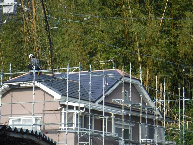 棟に貫板がある状態