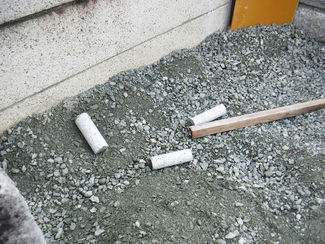 コア抜きした残り