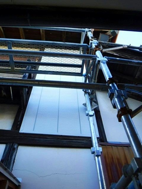 壁の改修工事後