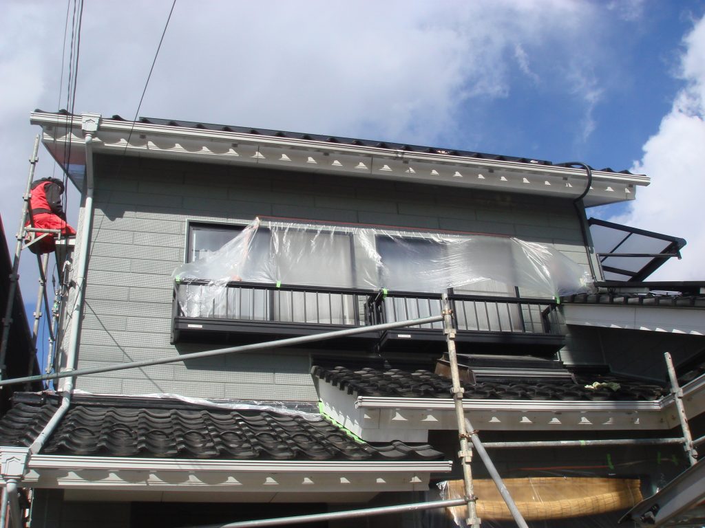 塗装後の外壁全景