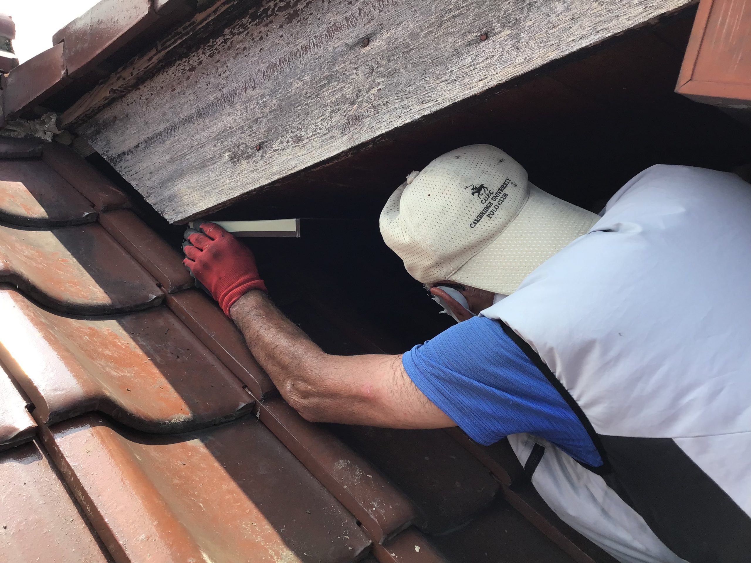 現状、隙間を確認