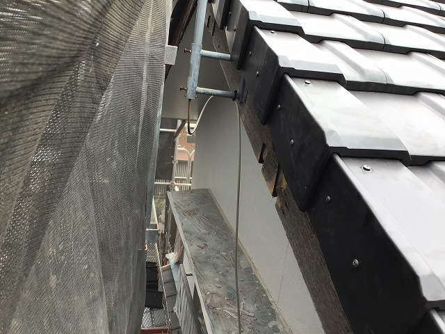 砂長様邸屋根ケラバ