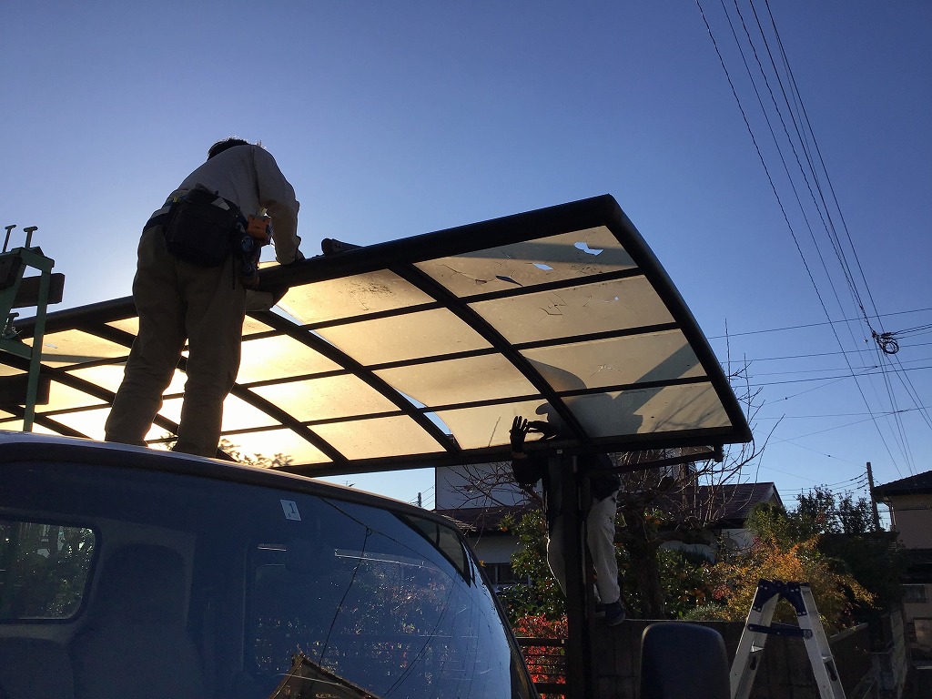 金古カーポート４