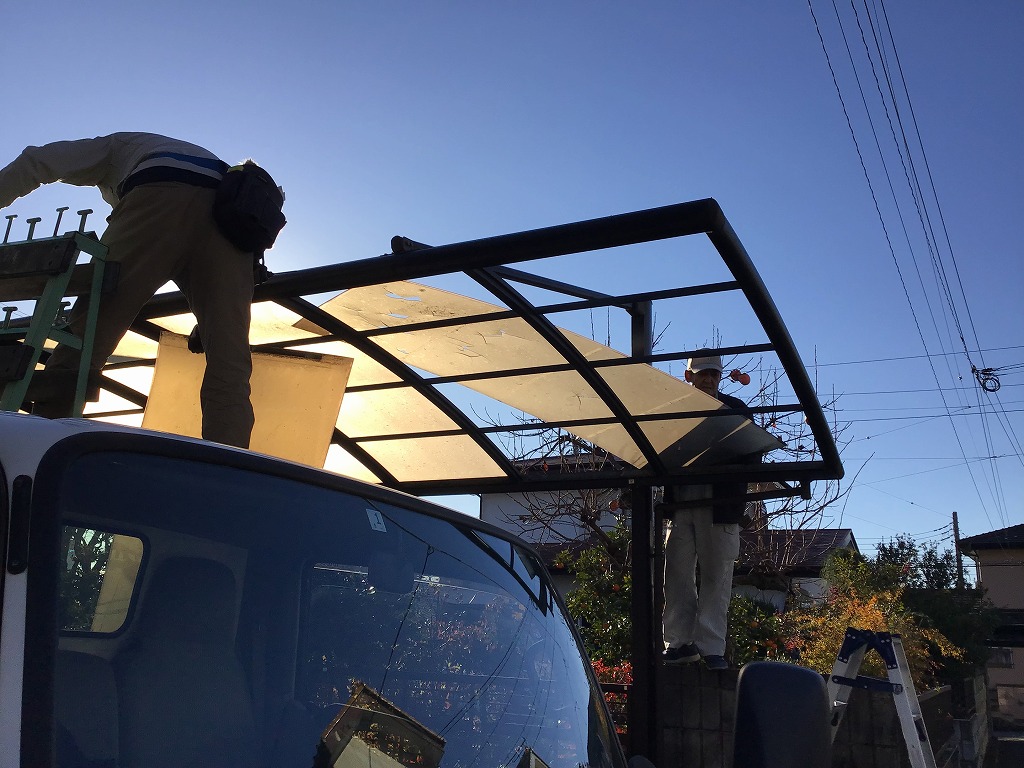 金古カーポート５