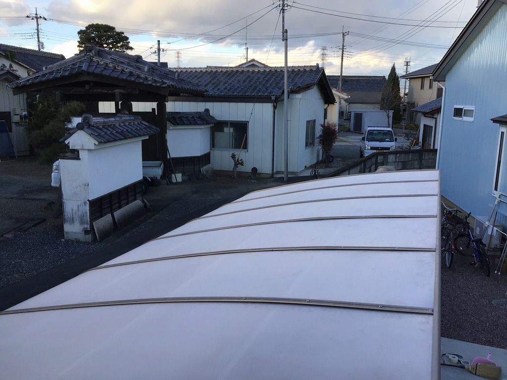柴崎町ポリカ屋根９