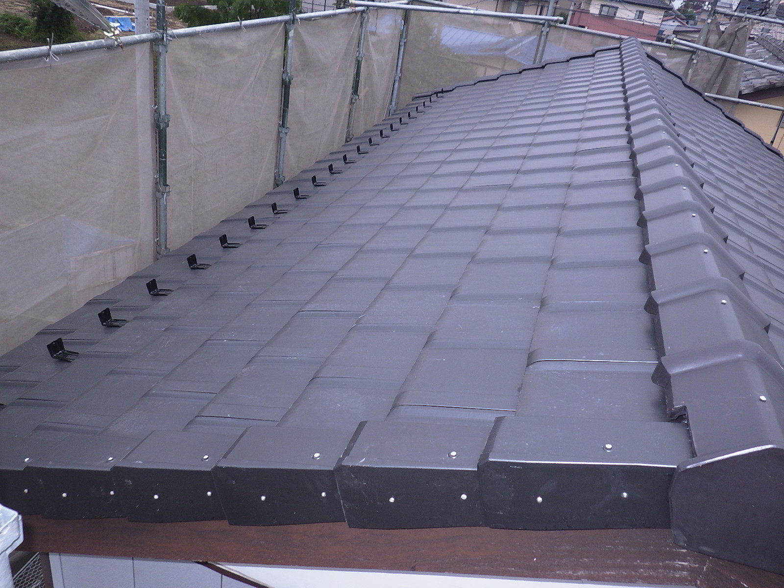 瓦屋根葺き替え