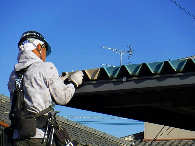 水上面戸取り付け