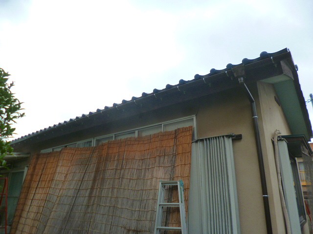平屋雨どい工事後