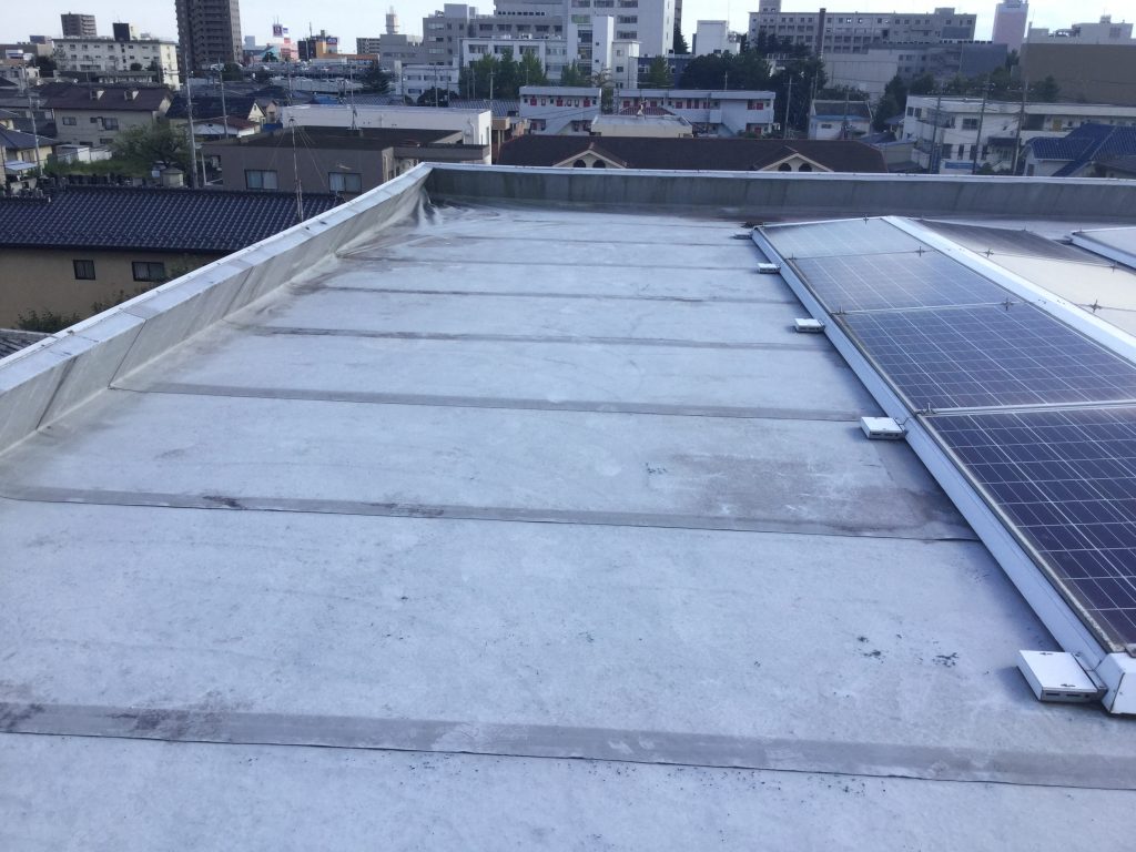 屋上防水面の全体劣化