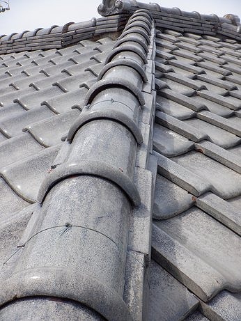 冠瓦のすき間