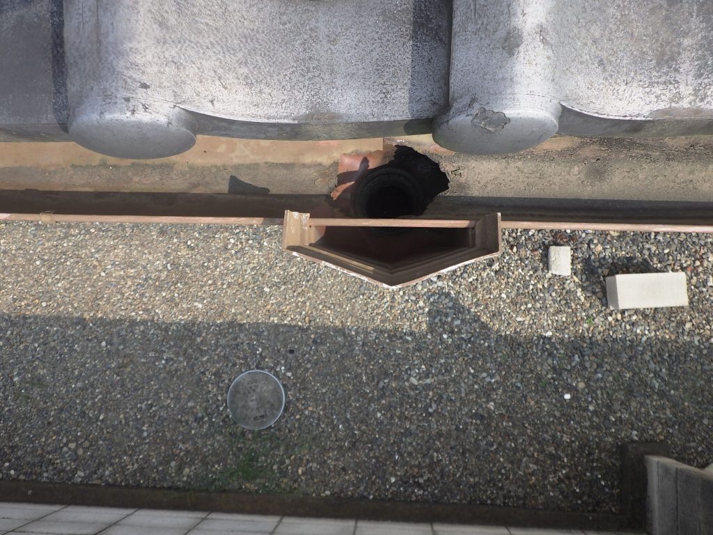 排水口まわりの不具合