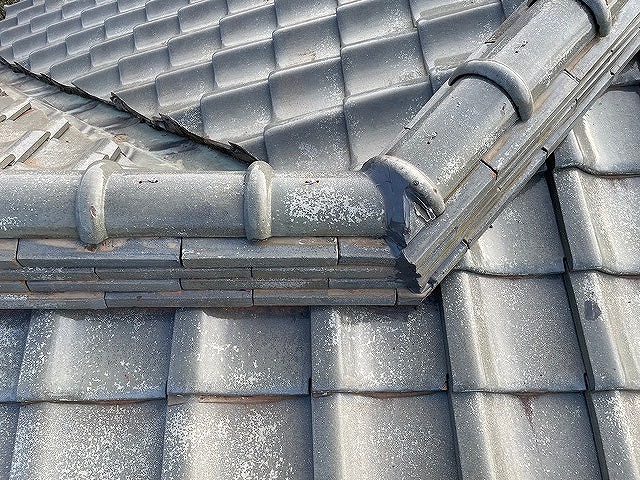 棟瓦のシーリング