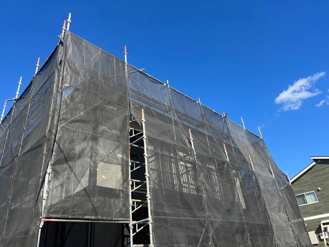 足場の組み立て